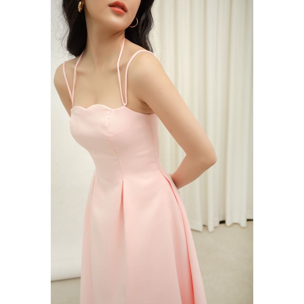 Đầm Dự Tiện 2 Dây Thanh Lịch ISA DRESS - GOÛT DE JUN
