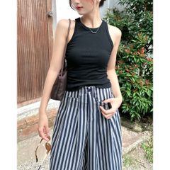 Quần Tây Nữ Ống Rộng Kẻ Sọc Hot Trend - NESSA PANTS- GOÛT DE JUN