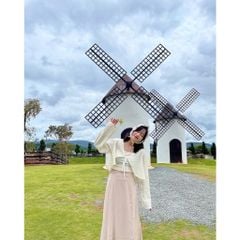 GOÛT DE JUN - Áo khoác cardigan dáng croptop nữ - Donna Top