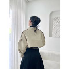GOÛT DE JUN - Áo khoác croptop nữ kaki - JOSIE JACKET