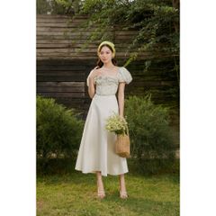 Chân Váy Nữ Kaki Dáng Dài Basic TENNA SKIRT - GOÛT DE JUN