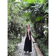Đầm Nữ Hai Dây Dự Tiện Phối Dáng Xòe - LADIES DRESS - GOÛT DE JUN