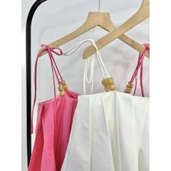 GOÛT DE JUN - Áo croptop nữ hai dây xếp ly - MARIS TOP