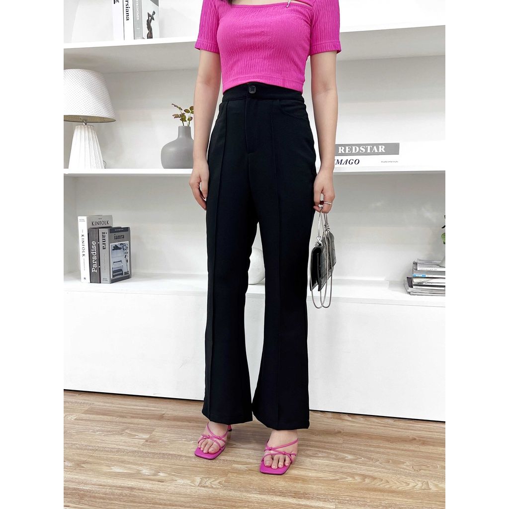 Quần Ống Loe Nữ Tôn Dáng Cạp Cao Olaf Pants - GOÛT DE JUN
