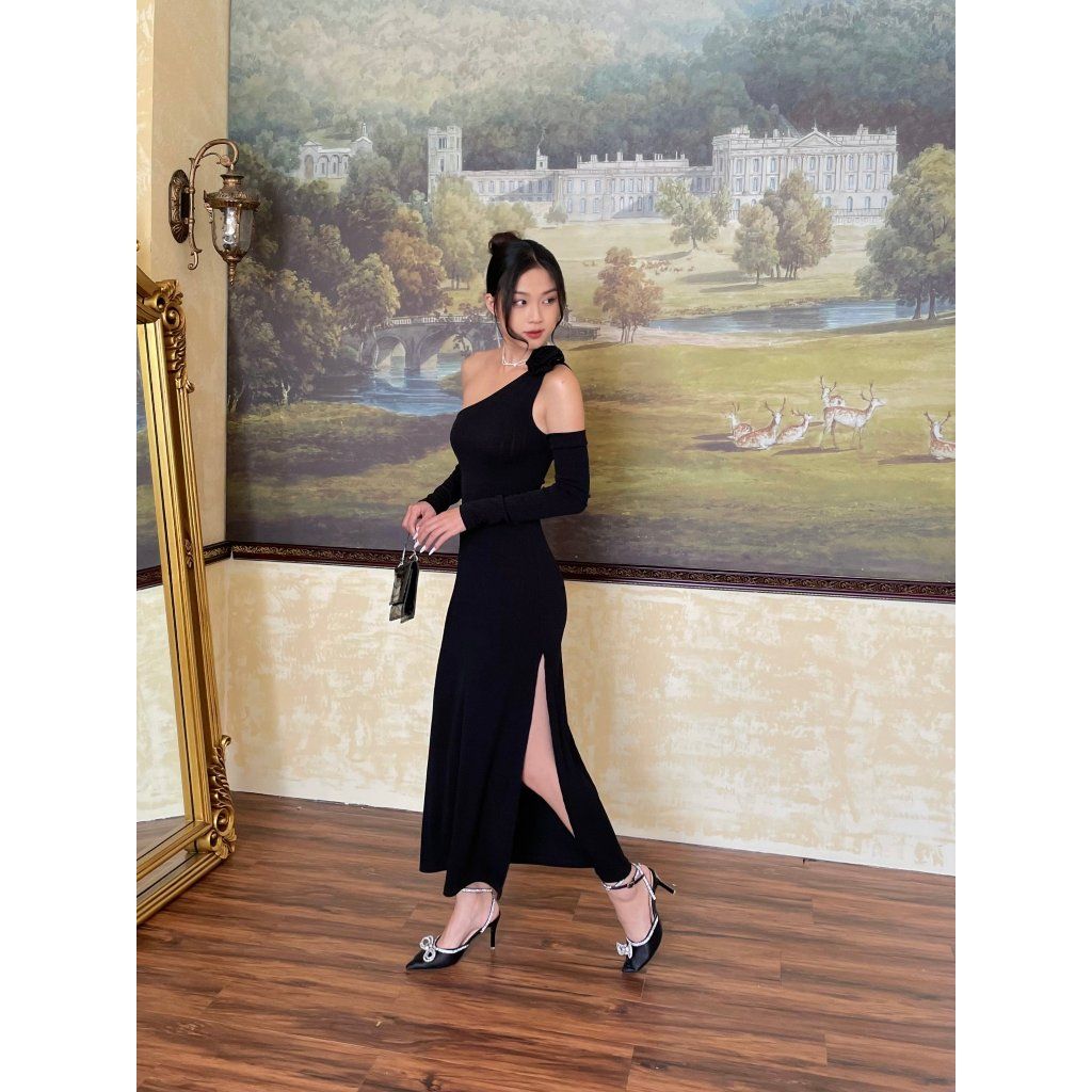 Đầm Body Nữ Trễ Vai Cách Điệu Tôn Dáng Quyến Rũ - PERCY DRESS - GOÛT DE JUN