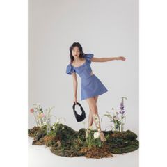 GOÛT DE JUN - Set Áo Croptop Tay Phồng Mix Chân Váy Chữ A - GABI x GONNA