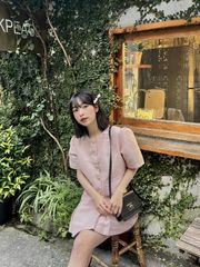 Set Áo Croptop Phối Chân Váy Nữ Tiểu Thư Kate Set - GOÛT DE JUN