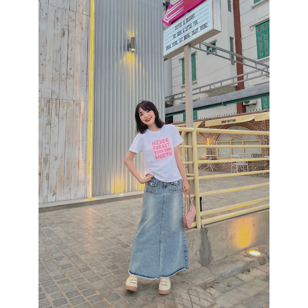 Chân Váy Jeans Dáng Đuôi Cá - MON SKIRT - GOÛT DE JUN