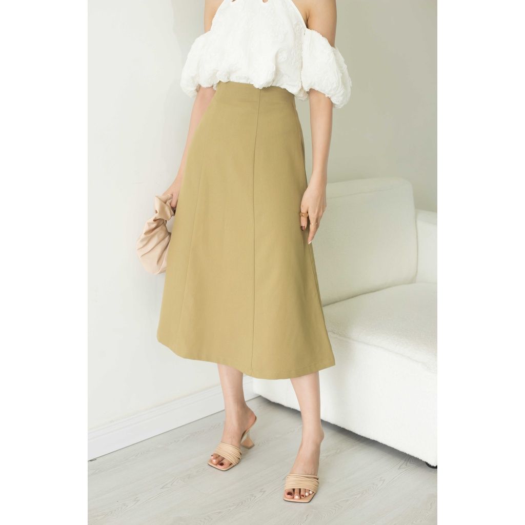 GOÛT DE JUN - Chân váy dài form A - Lazza Skirt