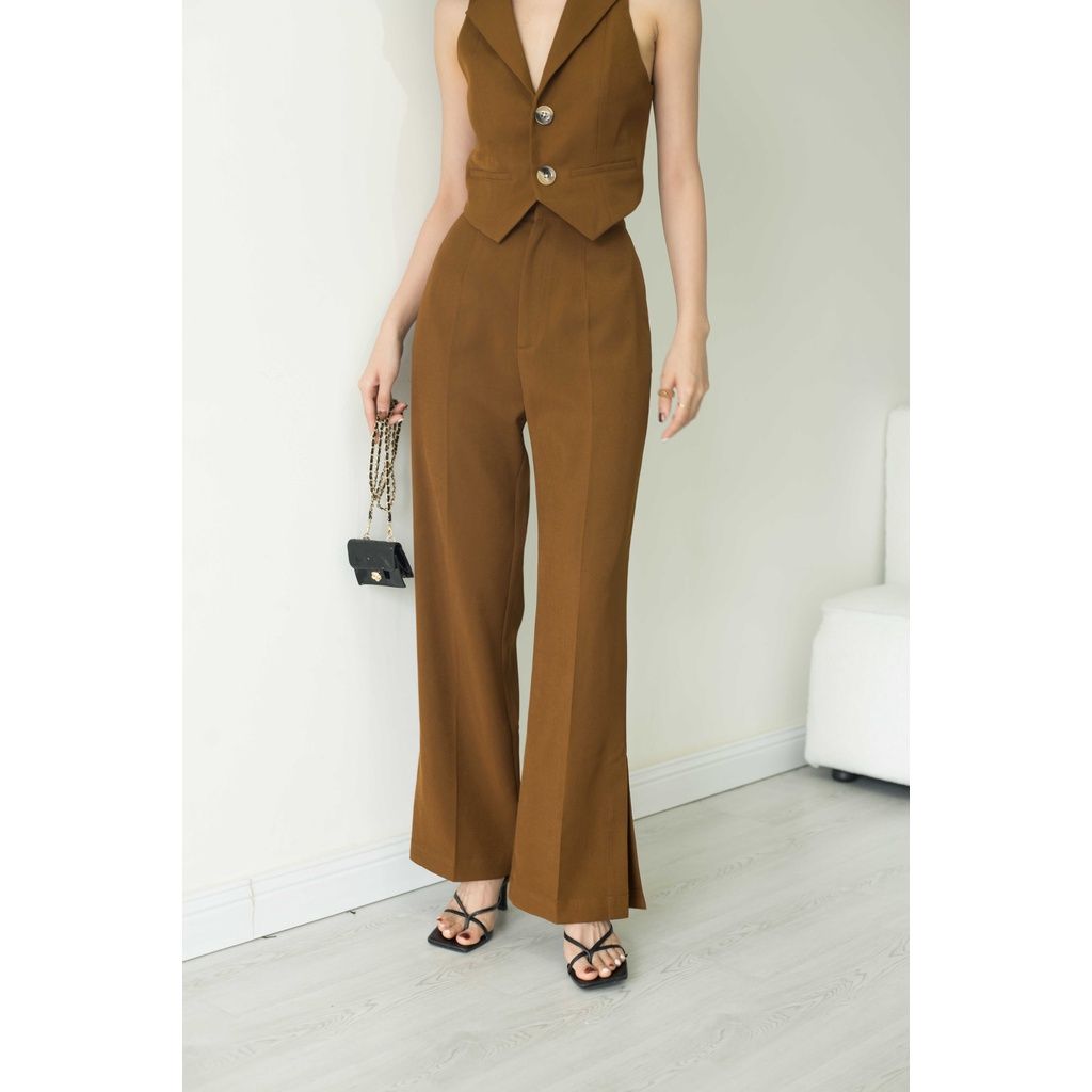 GOÛT DE JUN - Quần tây nữ ống xẻ - Sady Pants