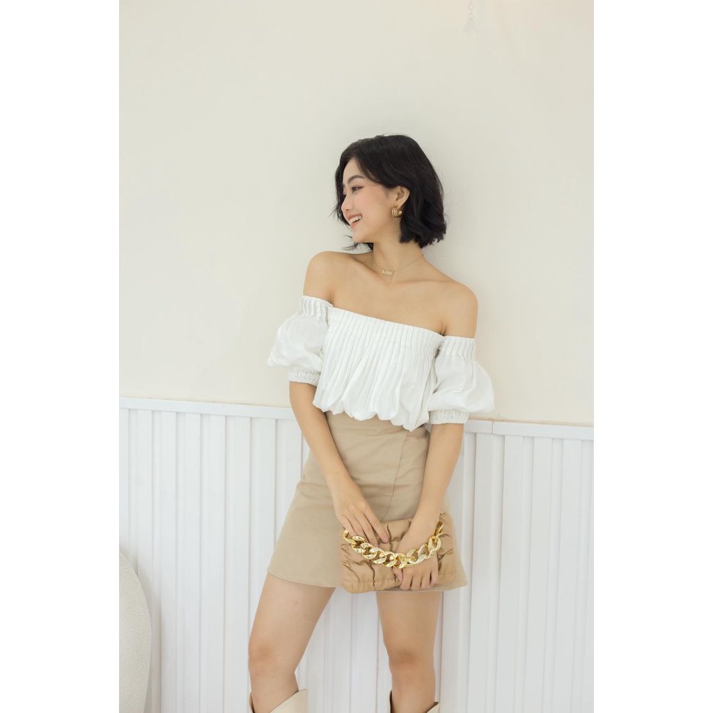 GOÛT DE JUN - Áo Crotop trễ vai - Torry Top