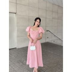 Đầm Nữ Tay Phồng Dáng Dài Thanh Lịch Amore Dress - GOÛT DE JUN