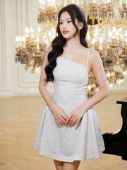 Đầm Nữ Đi Tiệc Hai Dây Nhún Bèo Tôn Dáng - LAVEY DRESS - GOÛT DE JUN