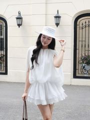 Đần Nữ TRIXSYN Dáng Ngắn Xòe Nữ Tính GOÛT DE JUN