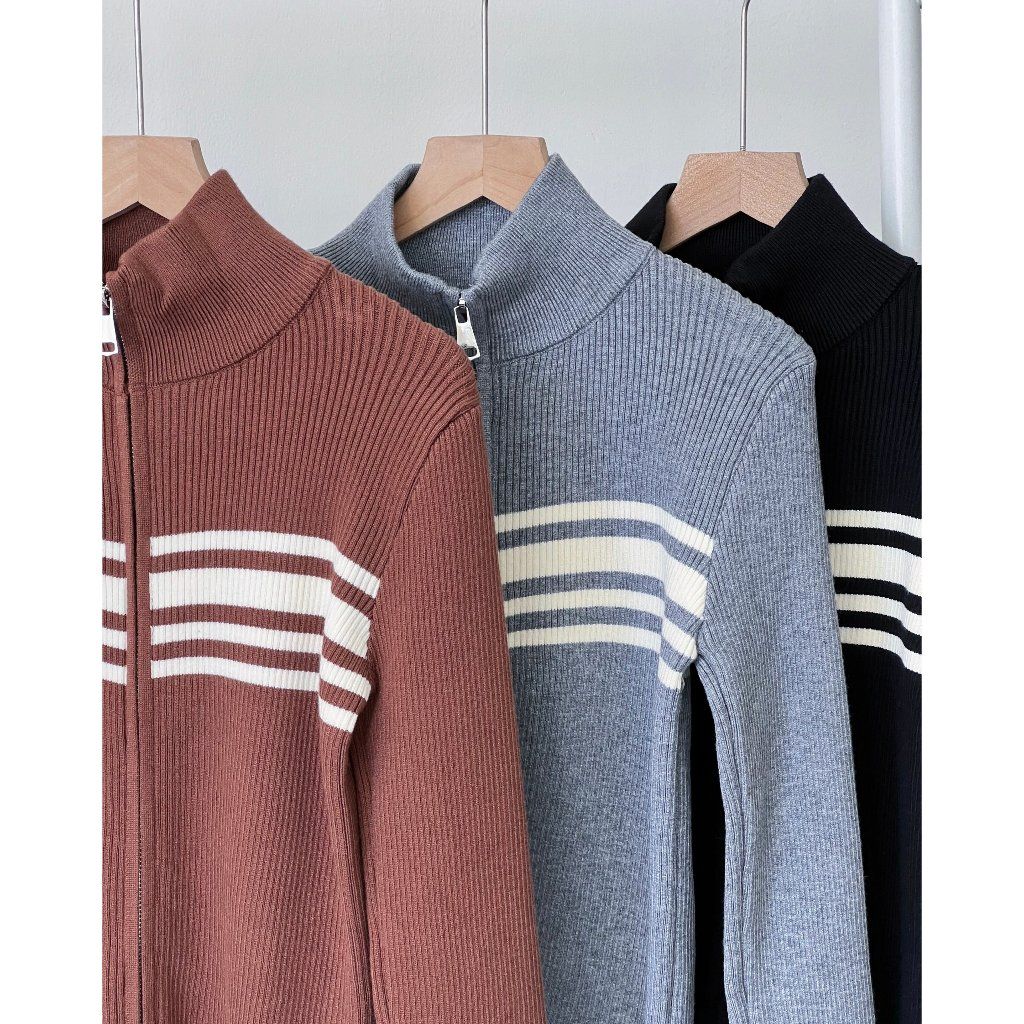 Áo Khoác Cardigan Dệt Kim Freesize Tay Dài - FAYE TOP -  GOÛT DE JUN