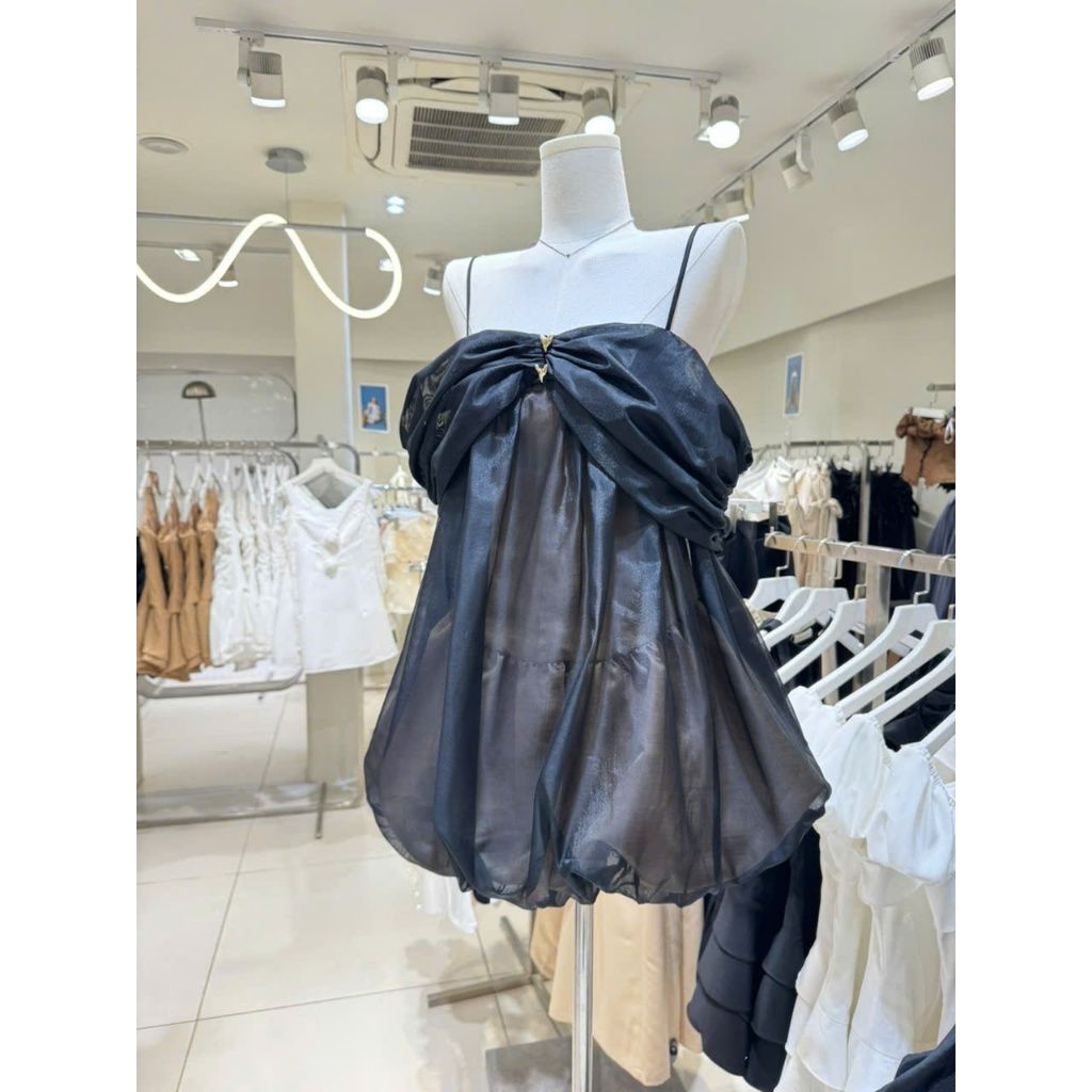 Đầm Nữ Mini Dự Tiệc Thiết Kế Trễ Vai DángBí Dễ Thương - MEUNS DRESS - GOÛT DE JUN