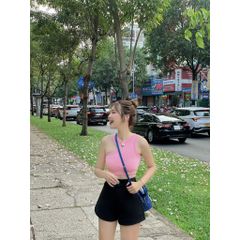 (Hàng đặt trước) Quần Shorts Ống Rộng Lưng Cao Thời Trang Năng Động | TIPCY Shorts | Secodee