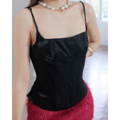 Áo Hai Dây Noermi Chiết Eo Vải Cao Cấp GOÛT DE JUN