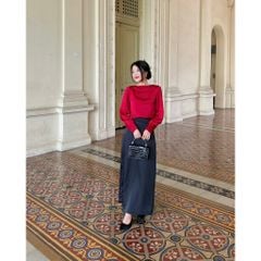 Áo Kiểu Nữ Lụa Mịn Thiết Kế Hở Lưng - PINIE SHIRT - GOÛT DE JUN