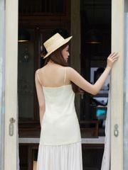 Đầm Nữ SHODER Maxi Hai Dây Phối Voan Tơ Mùa Hè Đi Biển GOÛT DE JUN