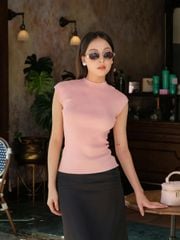 Áo Nữ YLANI Form Ôm Tay Ngắn Cổ Tròn GOÛT DE JUN