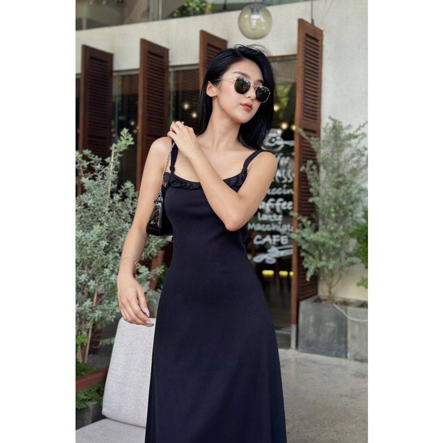 Đầm Hai Dây Kiểu Dáng Xòe Form Dài - TOGA DRESS - GOÛT DE JUN