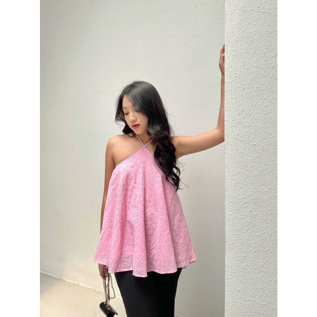 GOÛT DE JUN - Áo nữ cổ yếm - Eromi Top