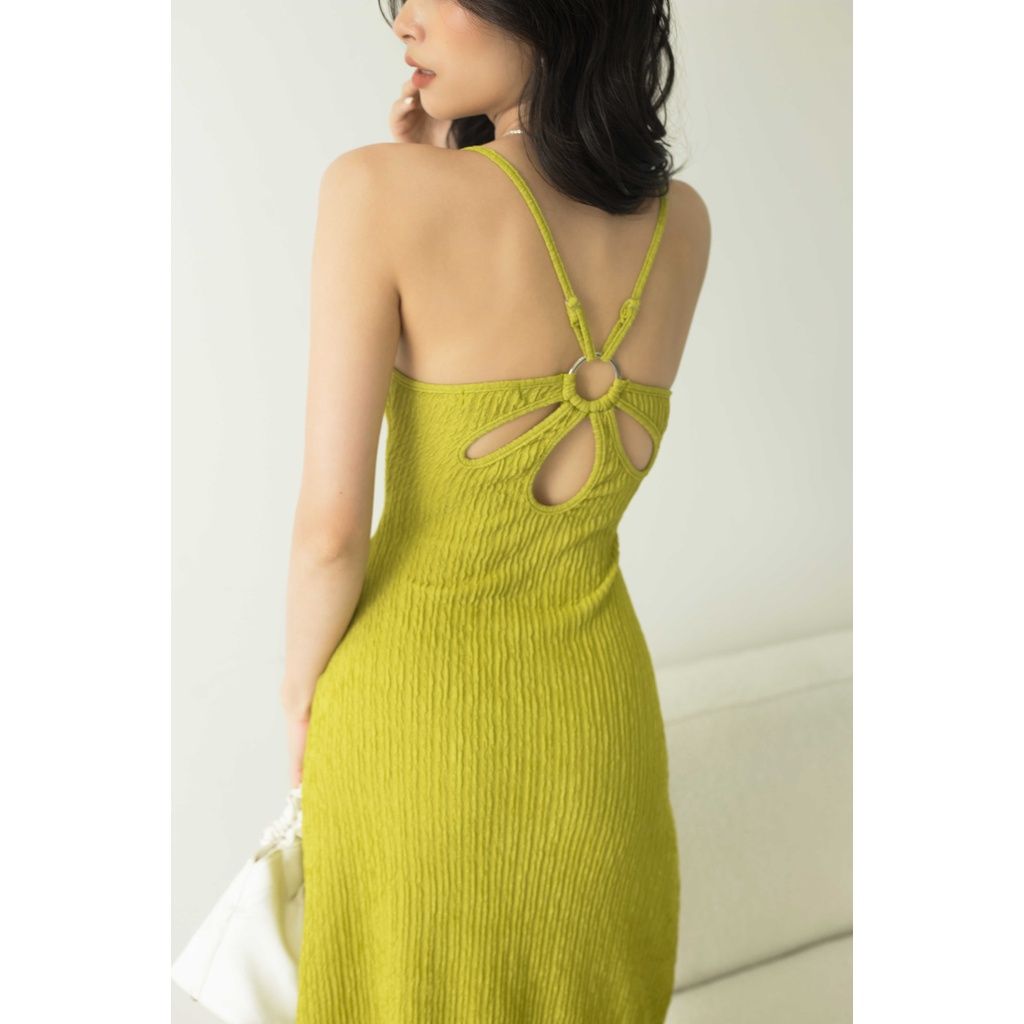 GOÛT DE JUN - Đầm nữ thun hai dây dáng dài   - Katin Dress