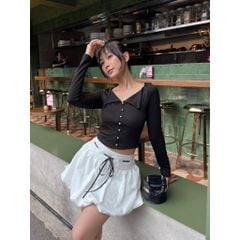 Chân Váy Nữ Thiết Kế Dáng Bí Ngắn Thắt Nơ Năng Động - JOLIC SKIRT - GOÛT DE JUN