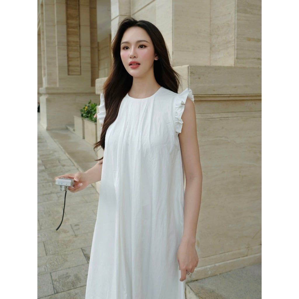 Đầm Nữ Thiết Kế Cánh Tiên Freesize Dáng Dài Dễ Thương - ANDES DRESS - GOÛT DE JUN