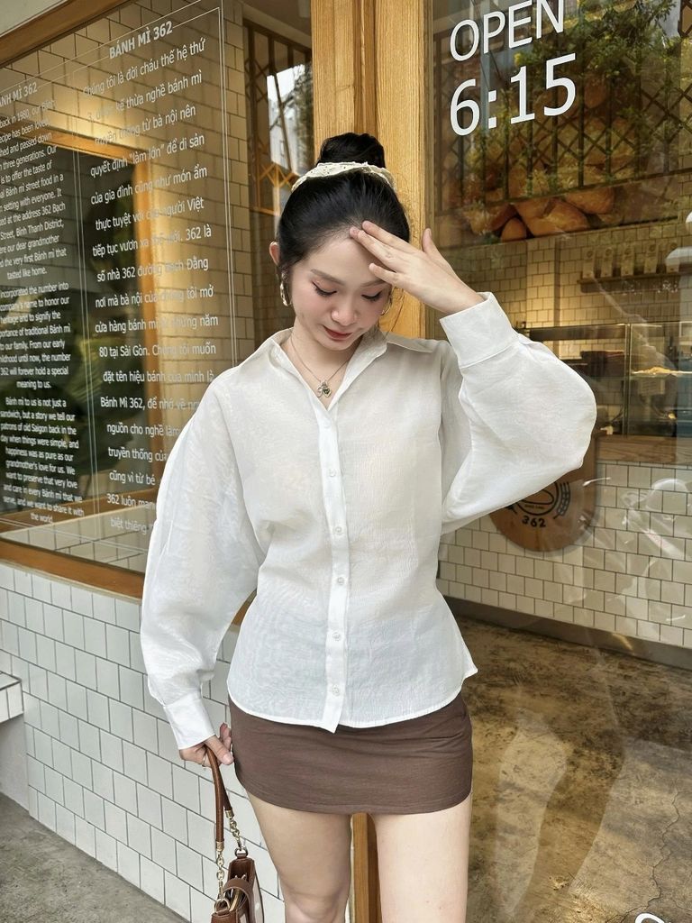 Chân Váy Nữ AGNESS Form Ngắn Basic GOÛT DE JUN