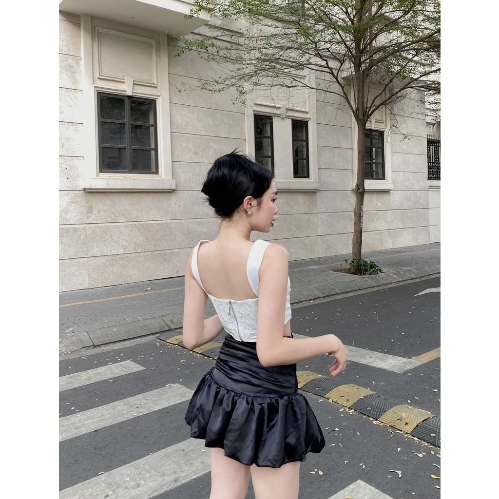 Áo Croptop Corset Ôm Body Sexy - HOSI TOP - GOÛT DE JUN