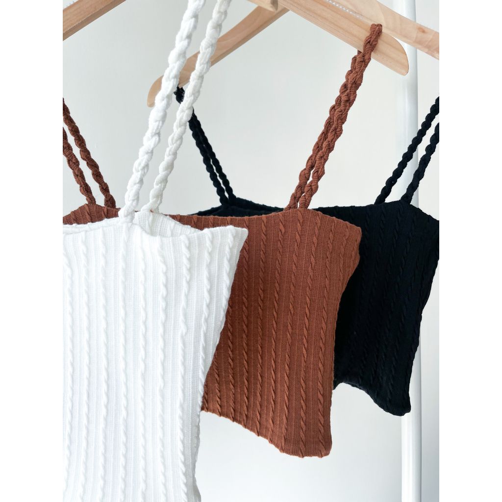 Áo Croptop 2 Dây Basic Mokie Top - GOÛT DE JUN