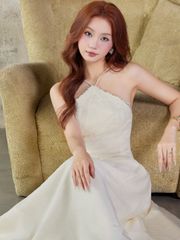 Đầm Nữ TOSKAR Maxi Cổ Yếm Dáng Xòe Dịu Dàng Duyên Dáng GOÛT DE JUN
