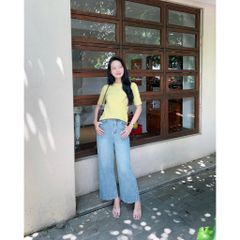 Quần Jeans Nữ Ống Rộng BASIC Thời Trang - MURAY JEAN - GOÛT DE JUN