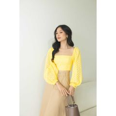 GOÛT DE JUN - Áo croptop tay dài - Jocasta Top