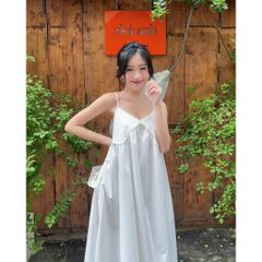 Đầm Nữ Maxi Hai Dây Đi Biển Nhẹ Nhàng Dễ Thương - WAIKI DRESS - GOÛT DE JUN