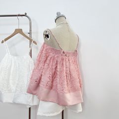 Áo hai dây nữ babydoll họa tiết hoa nổi - RONA TOP - GOÛT DE JUN