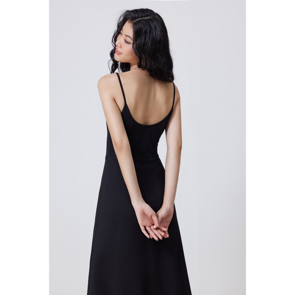 Đầm Nữ 2 Dây Basic Tôn Dáng Form Dài - YUMI DRESS - GOÛT DE JUN