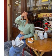 GOÛT DE JUN - Áo nữ croptop tay dài - Tifa top