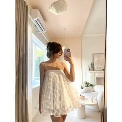 GOÛT DE JUN - Áo hai dây nữ babydoll - LANY TOP