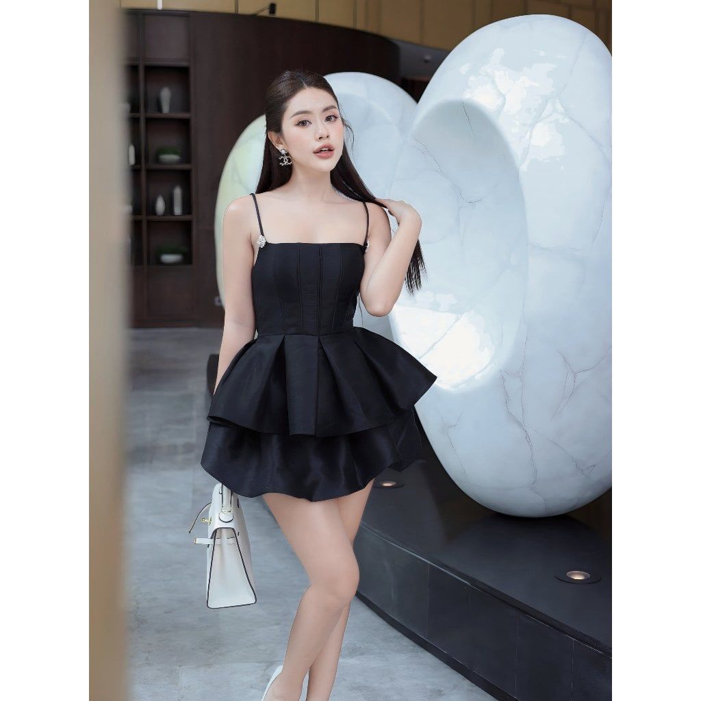 Áo Kiểu Nữ Hai Dây Dáng Peplum Bánh Bèo - ONIE TOP - GOÛT DE JUN
