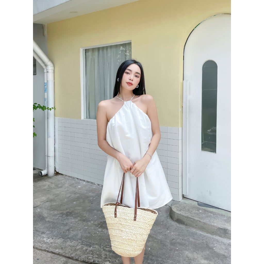 Đầm Nữ Thiết Kế Cổ Yếm Freesize HALEN DRESS - GOÛT DE JUN