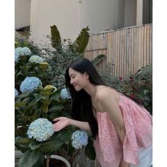 Áo hai dây nữ babydoll họa tiết hoa nổi - RONA TOP - GOÛT DE JUN