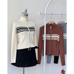 Áo Khoác Cardigan Dệt Kim Freesize Tay Dài - FAYE TOP -  GOÛT DE JUN