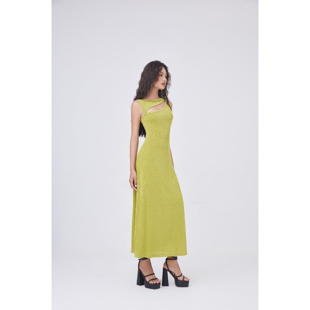 Đầm Dây Trơn Dài Ôm Dáng Phong Cách Quyến Rũ Cho Nữ - TISLY DRESS - GOÛT DE JUN