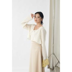 GOÛT DE JUN - Áo khoác cardigan dáng croptop nữ - Donna Top