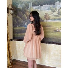 Đầm Nữ Babydoll Thiết Kế Tay Phồng Dễ Thương - RISTIN DRESS - GOÛT DE JUN