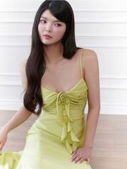 GOUT DE JUN Đầm Dài Hai Dây Dáng Đuôi Cá BANIZ DRESS Váy Cúp Ngực Phối Hoa Tôn Dáng FGDA2606140