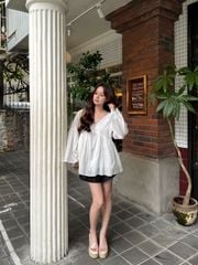 Áo Kiểu Nữ Doja Tay Xòe Cổ Chữ V GOÛT DE JUN